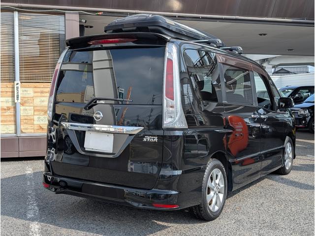 セレナ ハイウェイスター　Ｊパッケージ　ルーフボックス　ナビＴＶバックカメラ　フリップダウンモニター　プッシュスタート（5枚目）