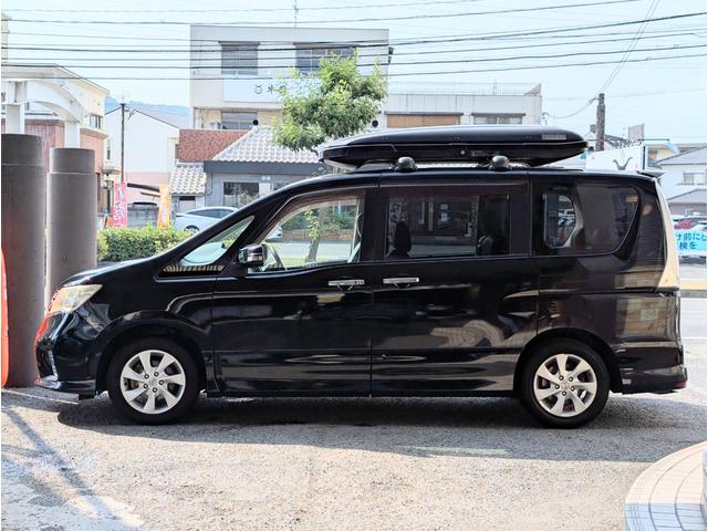 セレナ ハイウェイスター　Ｊパッケージ　ルーフボックス　ナビＴＶバックカメラ　フリップダウンモニター　プッシュスタート（8枚目）