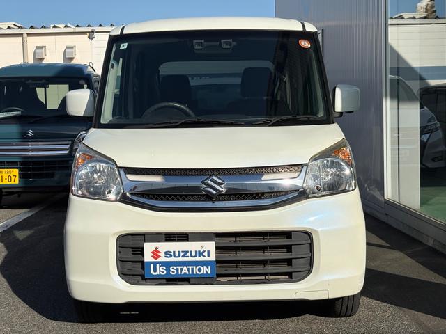 スペーシア Ｇリミテッド　ＭＫ４２Ｓ　２型　バックカメラ　Ｂｌｕｅｔｏｏｔｈ　スライドドア　純正ナビ　プッシュスタート　シートヒーター　オートエアコン　ＥＴＣ　禁煙車　スズキセーフティーサポート　衝突被害軽減システム　アイドリングストップ（2枚目）