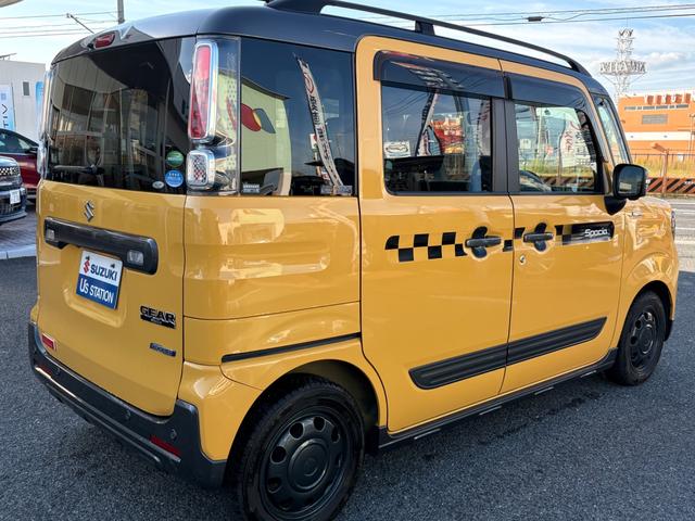 スペーシアギア ギア　ＨＹＢＲＩＤ　ＸＺターボ　ＭＫ５３Ｓ　ドライブレコーダー　バックカメラ　オートライト　Ｂｌｕｅｔｏｏｔｈ　スライドドア　純正ナビ　プッシュスタート　シートヒーター　オートエアコン　ＥＴＣ　禁煙車　スズキセーフティーサポート　ワンオーナー（5枚目）