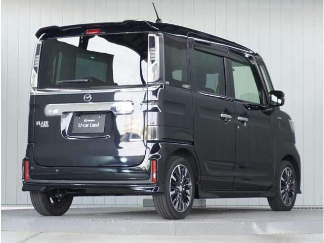 フレアワゴンカスタムスタイル ６６０　カスタムスタイル　ハイブリッド　ＸＳ　ナビ　バックカメラ　ＥＴＣ　障害物センサー　ＬＥＤヘットライト　デュアルセンサーブレーキサポート　前席シートヒーター　アダクティブクルーズコントロール　スマートキ　横滑り防止機能　地デジ　盗難防止装置（4枚目）