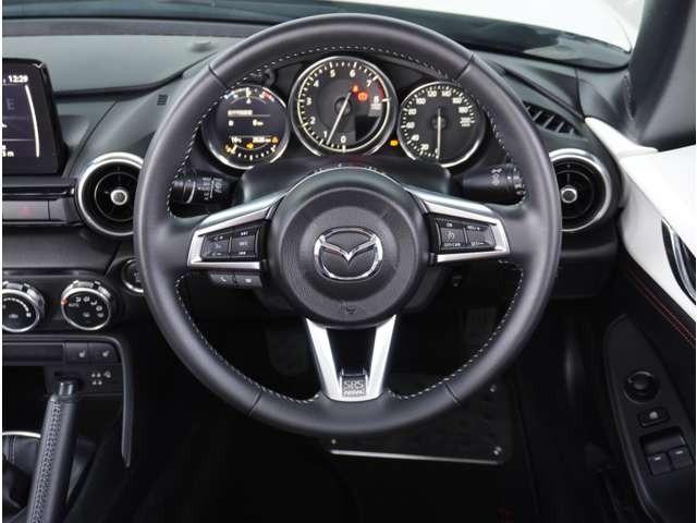 ロードスター １．５　ブラウン　トップ　６速ＭＴ　茶革シート　純正ナビ　衝突軽減ブレーキ　アルミホイール　本革シート　Ｂモニター　禁煙車　クルコン　ＬＥＤ　フルセグ　キ－レス　パワステ　シートヒーター　ＥＴＣ　スマートキー　メモリーナビ（40枚目）