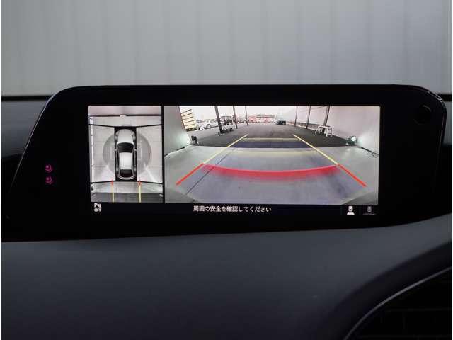MAZDA3ファストバック 2.0 20S Lパッケージ 黒革シート 360°ビュー・モニター 追従クルコン 地デジチューナー 衝突軽減システム アイドリングストップ パーキングセンサー 黒革シート ETC車載器 バックカメラ メモリーナビ DVD再生 禁煙(7枚目)
