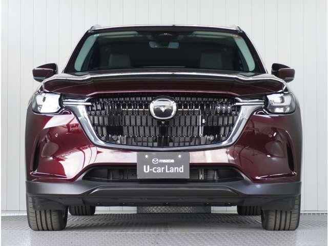 CX-80 3.3 XD Lパッケージ ディーゼルターボ 当社デモカー 黒革シート BOSE アルミホイール パノラマサンルーフ フルセグTV 電動リアゲート レザーシート 禁煙車 全周囲カメラ パワーシート スマートキー アイドリングストップ バックカメラ(9枚目)