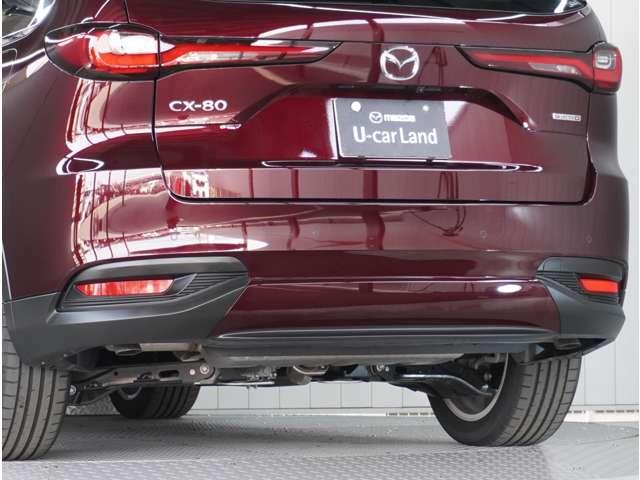 CX-80 3.3 XD Lパッケージ ディーゼルターボ 当社デモカー 黒革シート BOSE アルミホイール パノラマサンルーフ フルセグTV 電動リアゲート レザーシート 禁煙車 全周囲カメラ パワーシート スマートキー アイドリングストップ バックカメラ(14枚目)