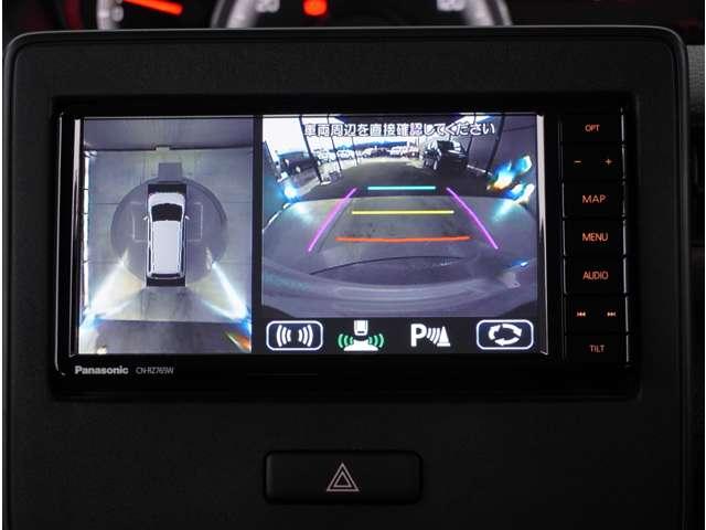 フレア ６６０　ハイブリッド　ＸＧ　全方位カメラ　ナビ　障害物センサー　デュアルブレーキサポート　バックアイカメラ　パーキングセンサー　フルセグテレビ　シートヒーター　スマートキー　ベンチシート　オートエアコン　全方位　横滑り防止（7枚目）