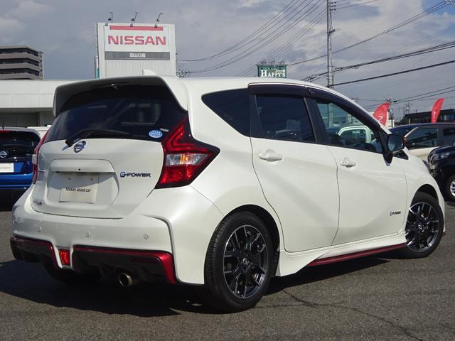 ノート e-パワーニスモ ★日産認定中古車★1年保証付き★ワンオーナー★禁煙車★メモリーナビ★アラウンドビューモニター★ETC★前純正ドライブレコーダ★後社外ドライブレコーダー★スマートルームミラー★LEDヘッドライト★(2枚目)