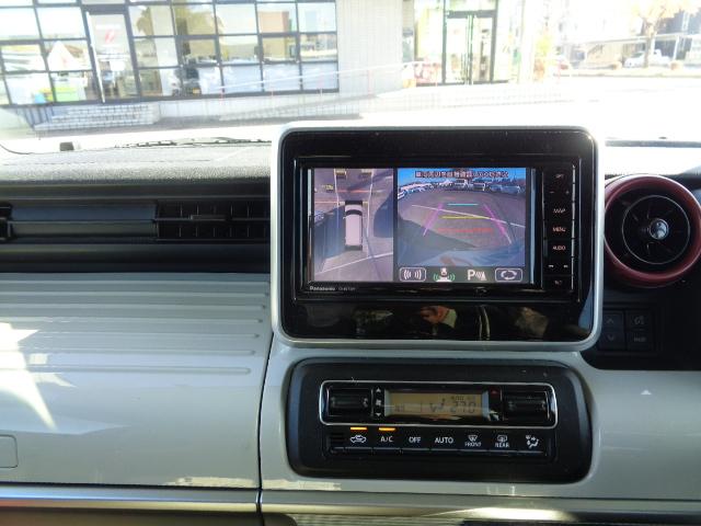 スペーシア ハイブリッドＸ　全方位モニター／スズキ純正Ｐａｎａｓｏｎｉｃ　ＣＮ－ＲＺ７３Ｗメモリーナビ／ＥＴＣ／両側パワースライドドア／Ｂｌｕｅｔｏｏｔｈ接続／衝突被害軽減ブレーキ／横滑り防止装置／障害物センサー／オートライト（4枚目）