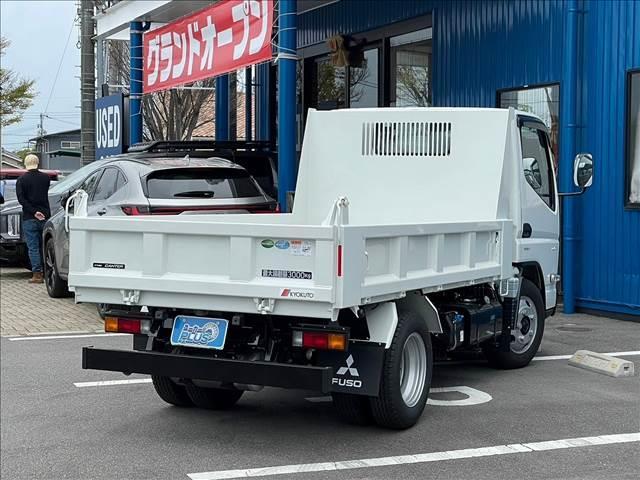 キャンター ３ｔ　ダンプ　積載量３０００ｋｇ　極東製荷台　３ｔ強化ダンプ　左電動格納ミラー　ＬＥＤヘッドライト　ＬＥＤフォグライト　キーフリー（17枚目）