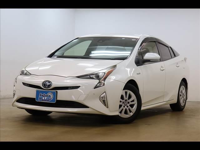 プリウス S “Safety Plus” レーダクルーズ レーダークルーズ クリアランスソナー LEDオートライト レザーハンドル 純正ナビ TV バックカメラ HUD スマートキー プッシュスタート ETC 純正アルミ 禁煙車 純正アルミ(17枚目)