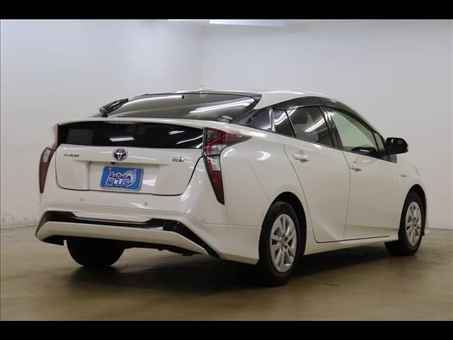 プリウス S “Safety Plus” レーダクルーズ レーダークルーズ クリアランスソナー LEDオートライト レザーハンドル 純正ナビ TV バックカメラ HUD スマートキー プッシュスタート ETC 純正アルミ 禁煙車 純正アルミ(19枚目)