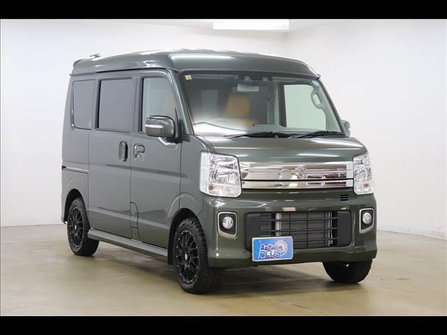 エブリイワゴン ＰＺターボスペシャル　社外１４インチアルミ　ＴＯＹＯオープンカントリー　オートステップ　純正ディスプレイオーディオ　バックカメラ　ＥＴＣ　ターボ　４ＷＤ　茶革調シートカバー　パーキングセンサー　両側パワースライド（18枚目）