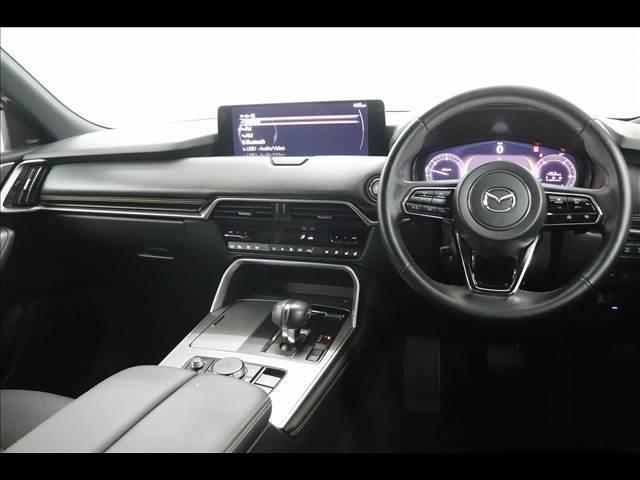CX-60 XD エクスクルーシブモード サンルーフ 全周囲カメラ 黒革シート ベンチレーション ステアリングヒーター 禁煙車 ディーゼルターボ フルセグTV Bluetooth クリアランスソナー レーダークルーズ BSM(3枚目)