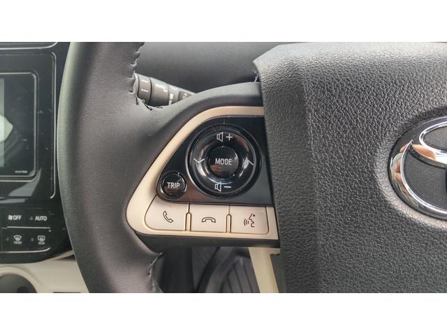 プリウス Sセーフティプラス メモリーナビ・フルセグ・CD/DVD再生・Bluetooth・バックカメラ・オートクルーズ・社外アルミ15インチ・LEDライト・フォグ・オートライト・オートハイビーム・スマートキー・プッシュスタート(13枚目)