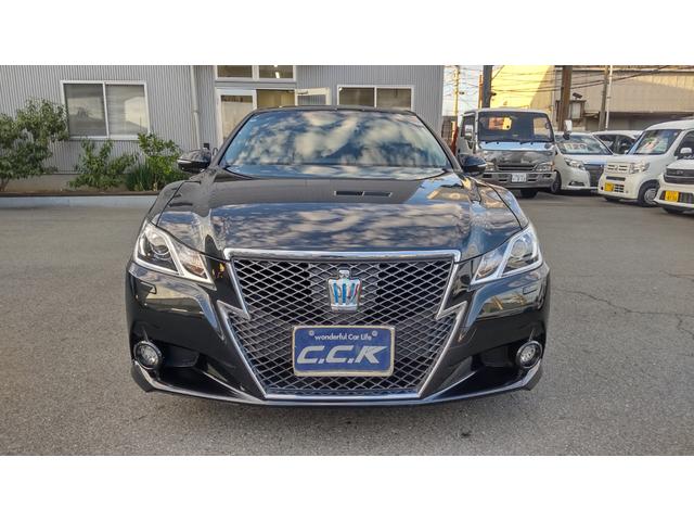 クラウンハイブリッド アスリートG HDDナビ・黒皮シート フルセグ・CD/DVD再生・Bluetooth・バックカメラ・ETC・ドラレコ・シートエアコン・シートヒーター・ハンドルヒーター・パワーシート・シートメモリー・HIDライト(2枚目)