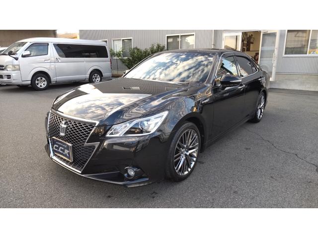 クラウンハイブリッド アスリートG HDDナビ・黒皮シート フルセグ・CD/DVD再生・Bluetooth・バックカメラ・ETC・ドラレコ・シートエアコン・シートヒーター・ハンドルヒーター・パワーシート・シートメモリー・HIDライト(30枚目)