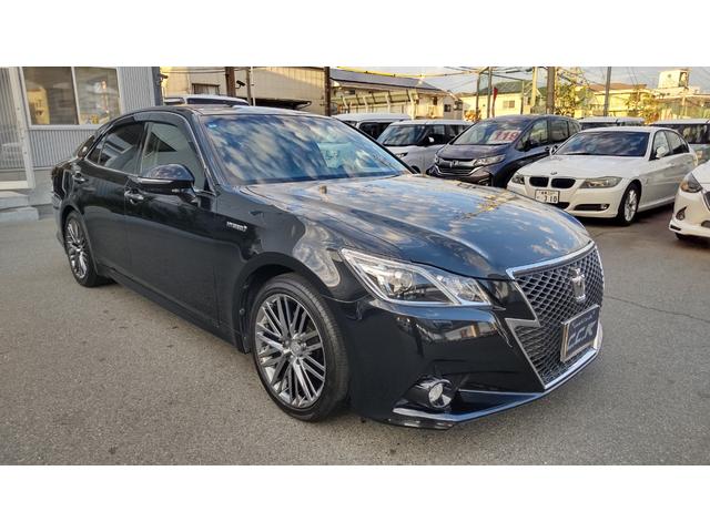 クラウンハイブリッド アスリートG HDDナビ・黒皮シート フルセグ・CD/DVD再生・Bluetooth・バックカメラ・ETC・ドラレコ・シートエアコン・シートヒーター・ハンドルヒーター・パワーシート・シートメモリー・HIDライト(32枚目)