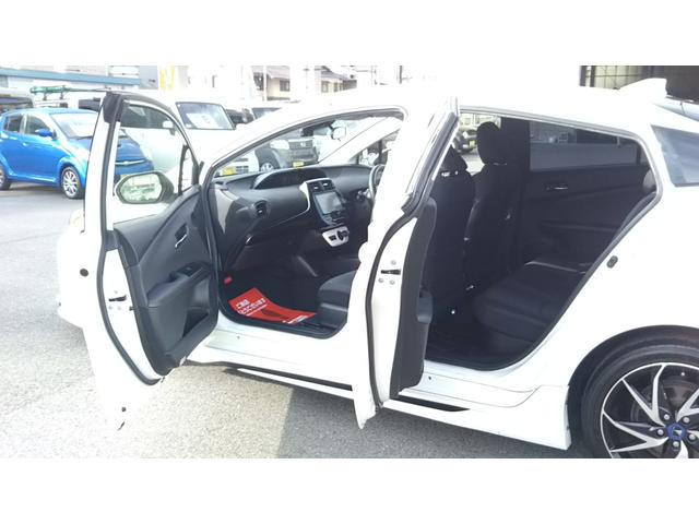 プリウス Ｓ　衝突被害軽減システム　９インチナビ・モデリスタエアロ・モデリスタアルミホイール・フルセグ・ＣＤ／ＤＶＤ再生・Ｂｌｕｅｔｏｏｔｈ・バックカメラ・ＥＴＣ・ドラレコ前後・ＬＥＤライト・フォグ・オートライト・オートハイビーム（54枚目）