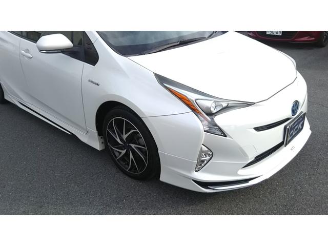 プリウス Ｓ　衝突被害軽減システム　９インチナビ・モデリスタエアロ・モデリスタアルミホイール・フルセグ・ＣＤ／ＤＶＤ再生・Ｂｌｕｅｔｏｏｔｈ・バックカメラ・ＥＴＣ・ドラレコ前後・ＬＥＤライト・フォグ・オートライト・オートハイビーム（59枚目）