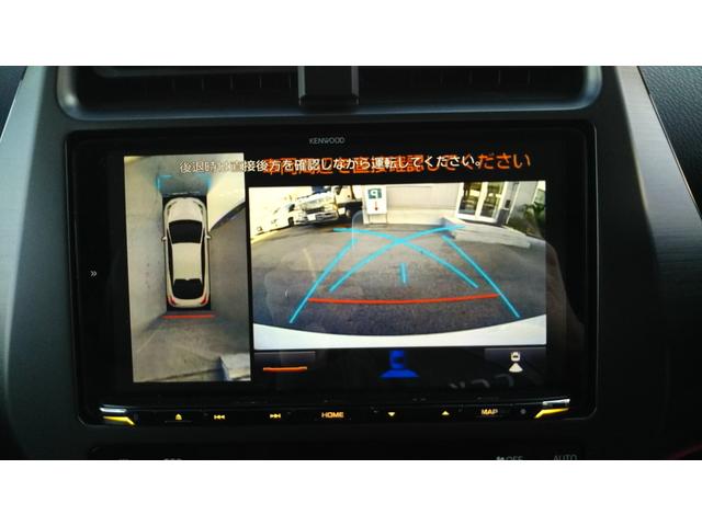 プリウス Ｓツーリングセレクション・ブラックエディション　９インチナビ・フルセグ・ＣＤ／ＤＶＤ再生・Ｂｌｕｅｔｏｏｔｈ・ＥＴＣ・全周囲カメラ・ドラレコ前後・衝突被害軽減システム・車線逸脱警報・１００Ｖ電源・レザー調シート・シートヒーター・ＬＥＤライト（10枚目）