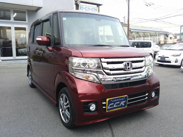 N-BOXカスタム G・Lパッケージ ギャザーズナビ・フルセグ・CD/DVD再生・Bluetooth・バックカメラ・ETC・両側パワースライド・HIDライト・フォグ・オートライト・スマートキー・プッシュスタート(35枚目)