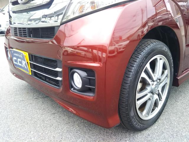 N-BOXカスタム G・Lパッケージ ギャザーズナビ・フルセグ・CD/DVD再生・Bluetooth・バックカメラ・ETC・両側パワースライド・HIDライト・フォグ・オートライト・スマートキー・プッシュスタート(40枚目)