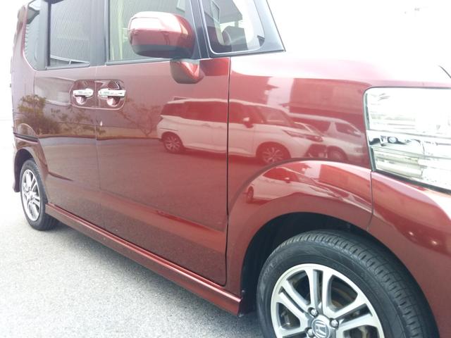 N-BOXカスタム G・Lパッケージ ギャザーズナビ・フルセグ・CD/DVD再生・Bluetooth・バックカメラ・ETC・両側パワースライド・HIDライト・フォグ・オートライト・スマートキー・プッシュスタート(58枚目)