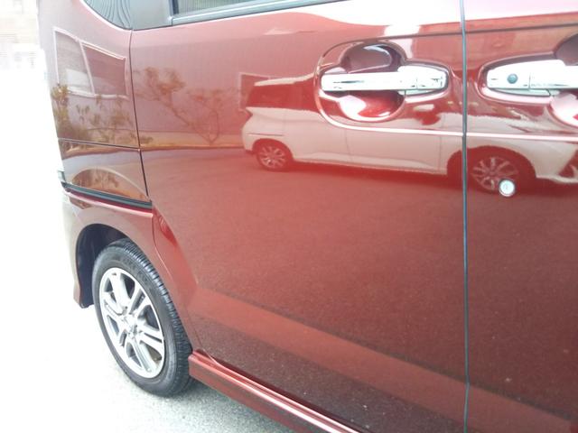 N-BOXカスタム G・Lパッケージ ギャザーズナビ・フルセグ・CD/DVD再生・Bluetooth・バックカメラ・ETC・両側パワースライド・HIDライト・フォグ・オートライト・スマートキー・プッシュスタート(66枚目)