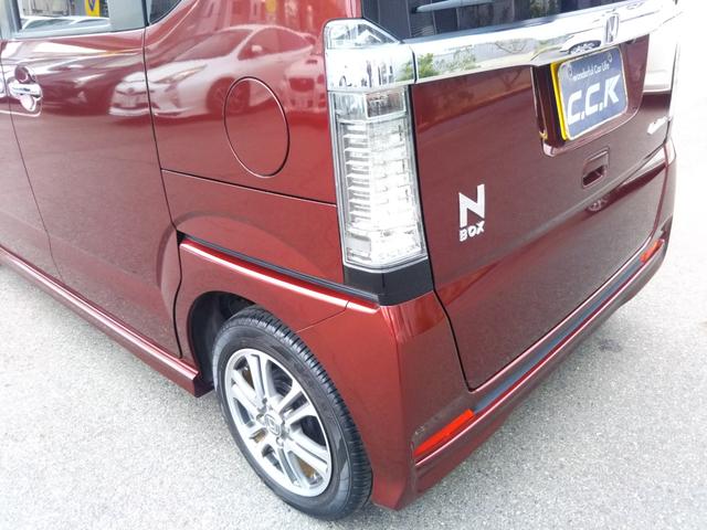 N-BOXカスタム G・Lパッケージ ギャザーズナビ・フルセグ・CD/DVD再生・Bluetooth・バックカメラ・ETC・両側パワースライド・HIDライト・フォグ・オートライト・スマートキー・プッシュスタート(76枚目)