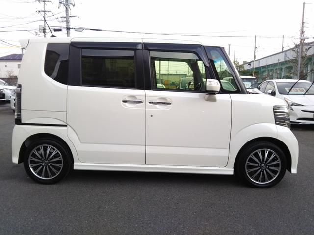 N-BOXカスタム G・ターボLパッケージ メモリーナビ・フルセグ・CD/DVD再生・Bluetooth・ETC・バックカメラ・両側パワースライド・HIDライト・フォグ・オートライト・クルーズコントロール・スマートキー・プッシュスタート(4枚目)