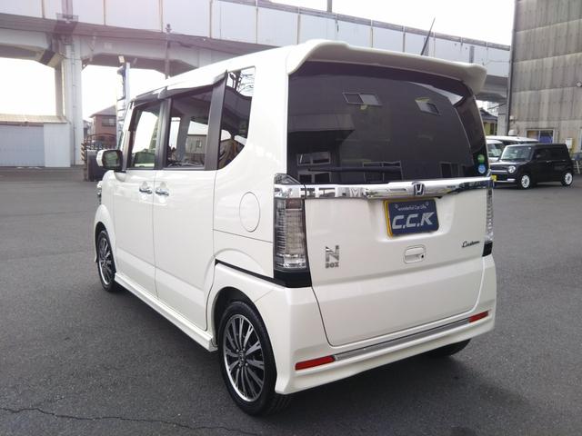 N-BOXカスタム G・ターボLパッケージ メモリーナビ・フルセグ・CD/DVD再生・Bluetooth・ETC・バックカメラ・両側パワースライド・HIDライト・フォグ・オートライト・クルーズコントロール・スマートキー・プッシュスタート(36枚目)
