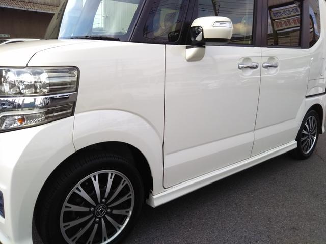 N-BOXカスタム G・ターボLパッケージ メモリーナビ・フルセグ・CD/DVD再生・Bluetooth・ETC・バックカメラ・両側パワースライド・HIDライト・フォグ・オートライト・クルーズコントロール・スマートキー・プッシュスタート(55枚目)