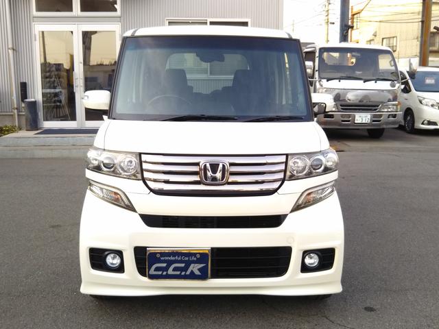 N-BOXカスタム G・ターボパッケージ メモリーナビ・ワンセグ・CD・SDカード・バックカメラ・ETC・両側パワースライド・HIDライト・フォグ・スマートキー・プッシュスタート・クルーズコントロール・パドルシフト(2枚目)