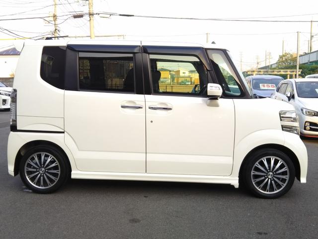 N-BOXカスタム G・ターボパッケージ メモリーナビ・ワンセグ・CD・SDカード・バックカメラ・ETC・両側パワースライド・HIDライト・フォグ・スマートキー・プッシュスタート・クルーズコントロール・パドルシフト(4枚目)