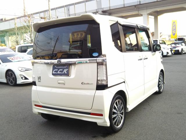 N-BOXカスタム G・ターボパッケージ メモリーナビ・ワンセグ・CD・SDカード・バックカメラ・ETC・両側パワースライド・HIDライト・フォグ・スマートキー・プッシュスタート・クルーズコントロール・パドルシフト(36枚目)