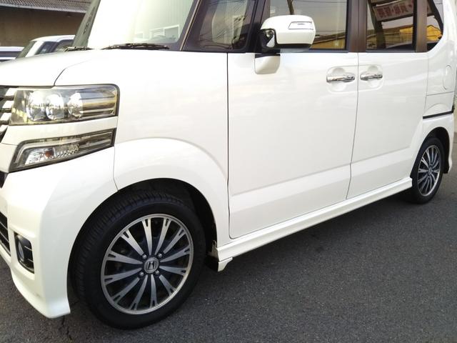 N-BOXカスタム G・ターボパッケージ メモリーナビ・ワンセグ・CD・SDカード・バックカメラ・ETC・両側パワースライド・HIDライト・フォグ・スマートキー・プッシュスタート・クルーズコントロール・パドルシフト(56枚目)
