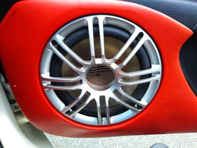 コペン アクティブトップ メモリーナビ・ワンセグ・CD/DVD再生・USB・ETC・赤革シート・BLITZターボタイマー・BLITZブーストコントローラー・ドラレコ・シートヒーター・社外スピーカー・HIDライト・フォグ(18枚目)