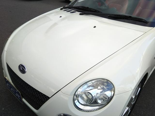 コペン アクティブトップ メモリーナビ・ワンセグ・CD/DVD再生・USB・ETC・赤革シート・BLITZターボタイマー・BLITZブーストコントローラー・ドラレコ・シートヒーター・社外スピーカー・HIDライト・フォグ(35枚目)