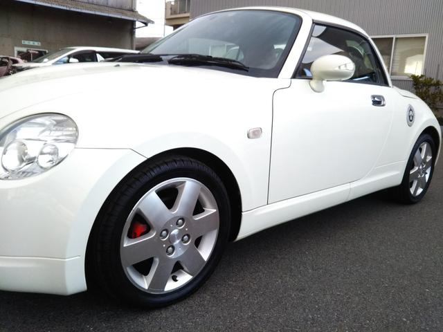 コペン アクティブトップ メモリーナビ・ワンセグ・CD/DVD再生・USB・ETC・赤革シート・BLITZターボタイマー・BLITZブーストコントローラー・ドラレコ・シートヒーター・社外スピーカー・HIDライト・フォグ(58枚目)