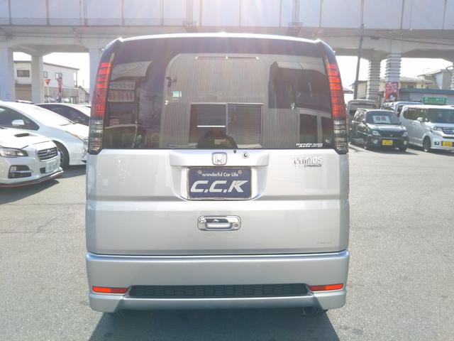 バモス Lローダウン タイミングベルト交換済み HDDナビ・CD/DVD再生・ミュージックサーバー・キーレス・ABS・社外シフトノブ(3枚目)