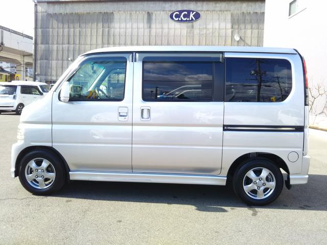 バモス Lローダウン タイミングベルト交換済み HDDナビ・CD/DVD再生・ミュージックサーバー・キーレス・ABS・社外シフトノブ(5枚目)