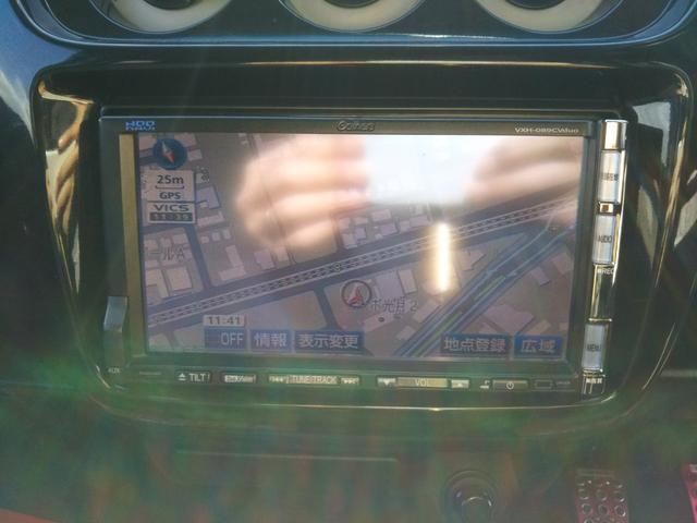 バモス Lローダウン タイミングベルト交換済み HDDナビ・CD/DVD再生・ミュージックサーバー・キーレス・ABS・社外シフトノブ(9枚目)