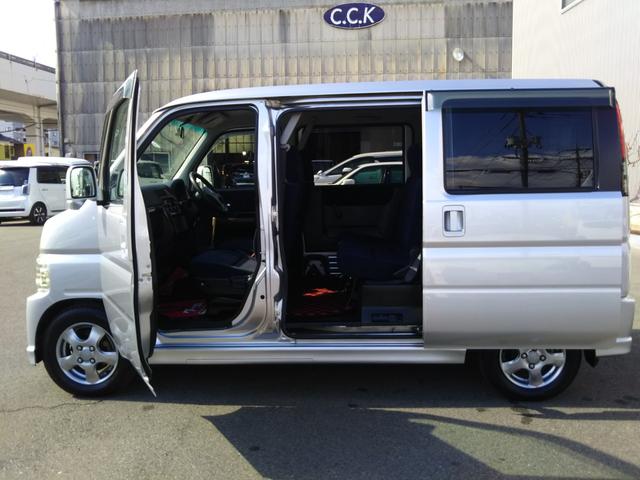 バモス Lローダウン タイミングベルト交換済み HDDナビ・CD/DVD再生・ミュージックサーバー・キーレス・ABS・社外シフトノブ(51枚目)