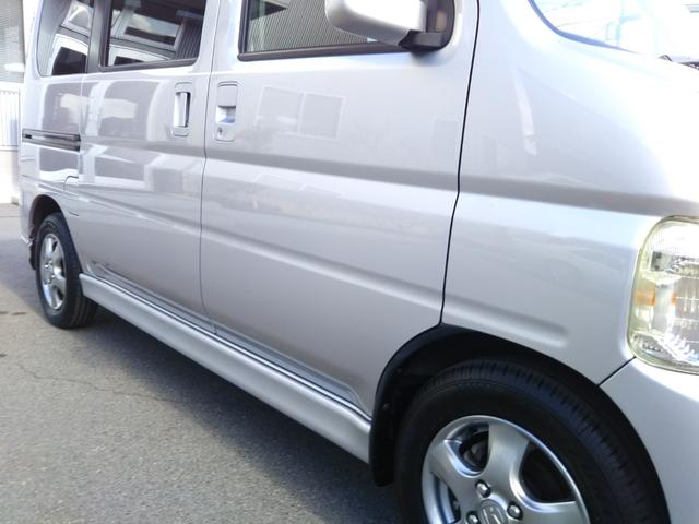 バモス Lローダウン タイミングベルト交換済み HDDナビ・CD/DVD再生・ミュージックサーバー・キーレス・ABS・社外シフトノブ(54枚目)