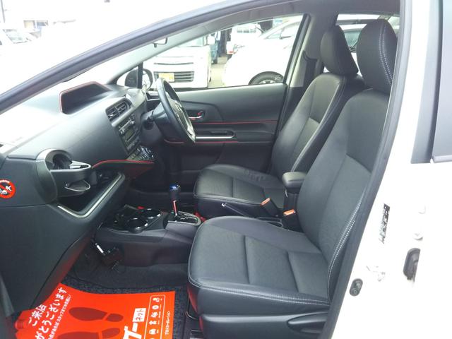 アクア Gブラックソフトレザーセレクション フルエアロ・CDデッキ・ETC・社外アルミ15インチ・ドラレコ・オートライト・スマートキー・プッシュスタート(18枚目)