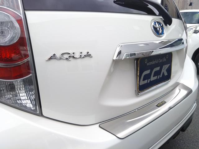 アクア Gブラックソフトレザーセレクション フルエアロ・CDデッキ・ETC・社外アルミ15インチ・ドラレコ・オートライト・スマートキー・プッシュスタート(37枚目)