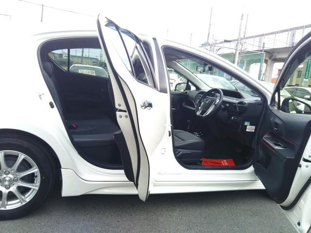 アクア Gブラックソフトレザーセレクション フルエアロ・CDデッキ・ETC・社外アルミ15インチ・ドラレコ・オートライト・スマートキー・プッシュスタート(46枚目)