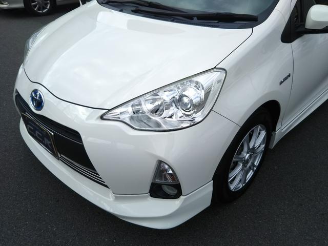 アクア Gブラックソフトレザーセレクション フルエアロ・CDデッキ・ETC・社外アルミ15インチ・ドラレコ・オートライト・スマートキー・プッシュスタート(69枚目)