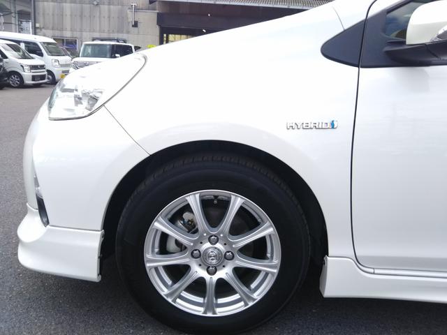 アクア Gブラックソフトレザーセレクション フルエアロ・CDデッキ・ETC・社外アルミ15インチ・ドラレコ・オートライト・スマートキー・プッシュスタート(79枚目)