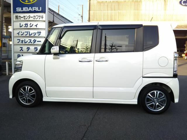 N-BOXカスタム G SSパッケージ ギャザーズナビ・ワンセグ・CD/DVD再生・Bluetooth・ETC・バックカメラ・HIDライト・フォグ・オートライト・両側パワースライドドア・スマートキー・プッシュスタート(6枚目)